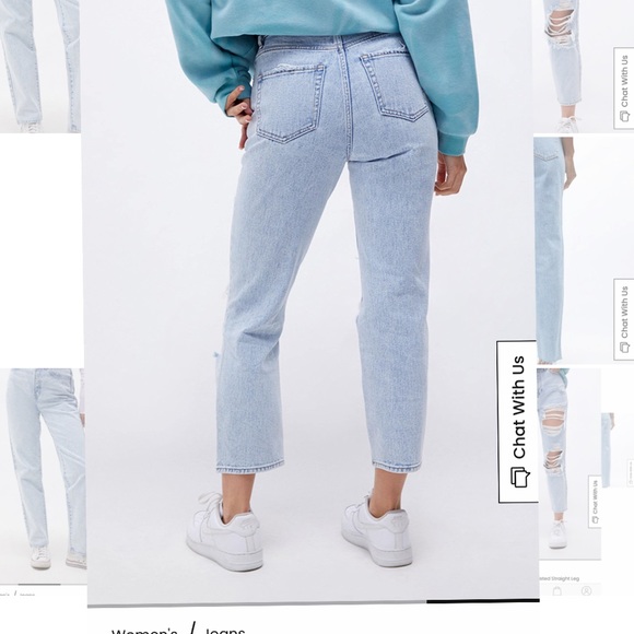 •FREE SHIPPING• Pacsun High Rise Straight Jean (Size 22) •BRAND NEW• - Picture 7 of 8